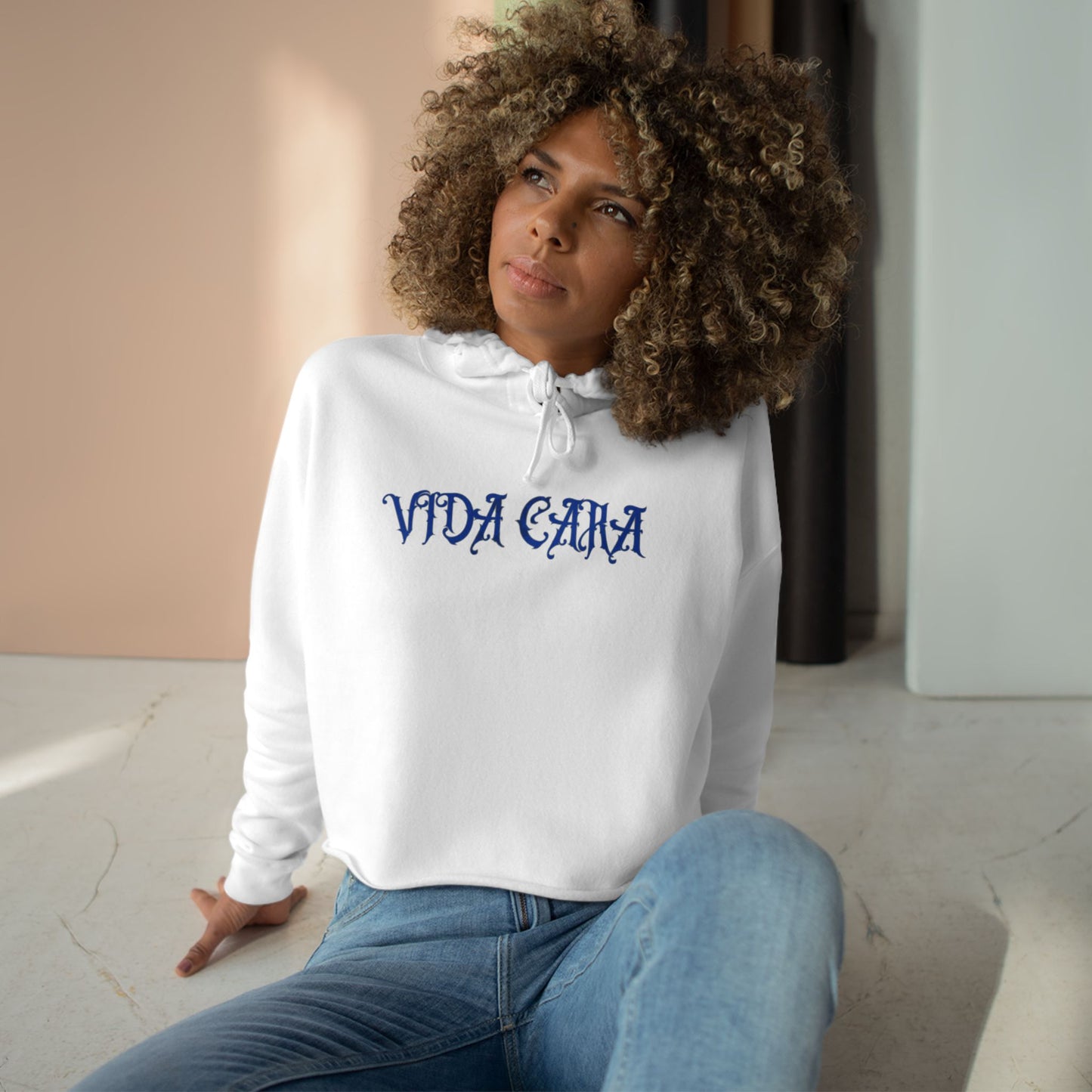 VIDA CARA crop hoodie for woman